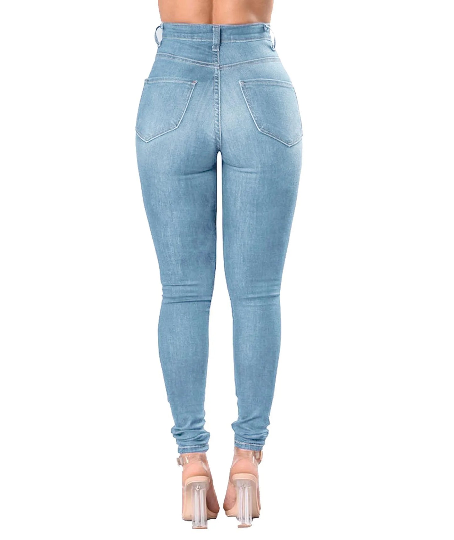 Women's Ripped Style Stretchy Jeans Collection