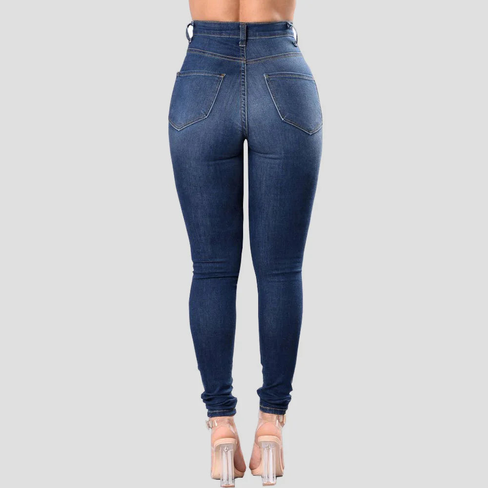 Women's Ripped Style Stretchy Jeans Collection