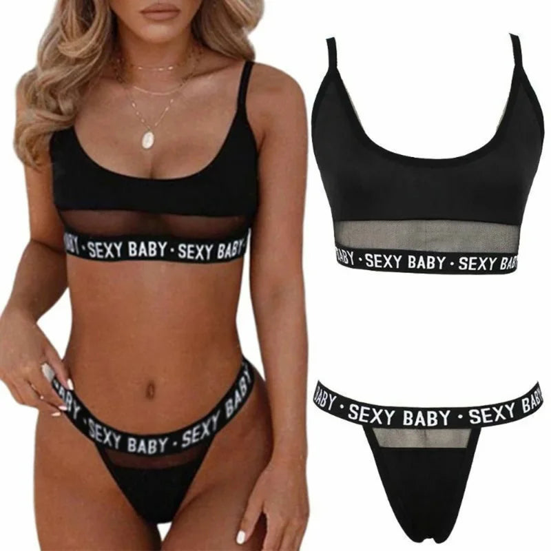 Two Piece Sexy Baby Mesh Swimsuit Collection