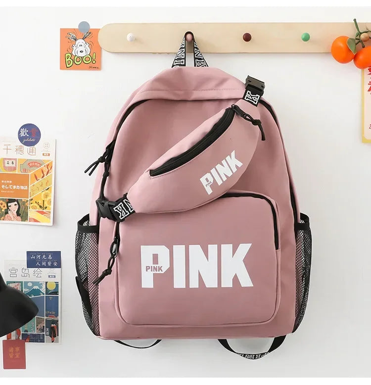 PINK Girls' School & Campus Backpack Collection
