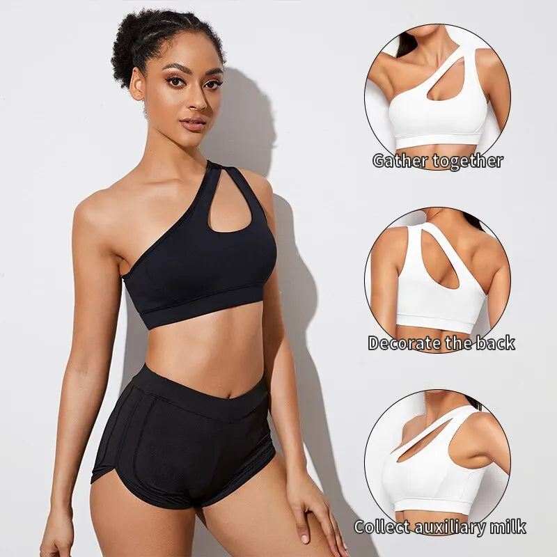 One Shoulder Fitness Bra Collection