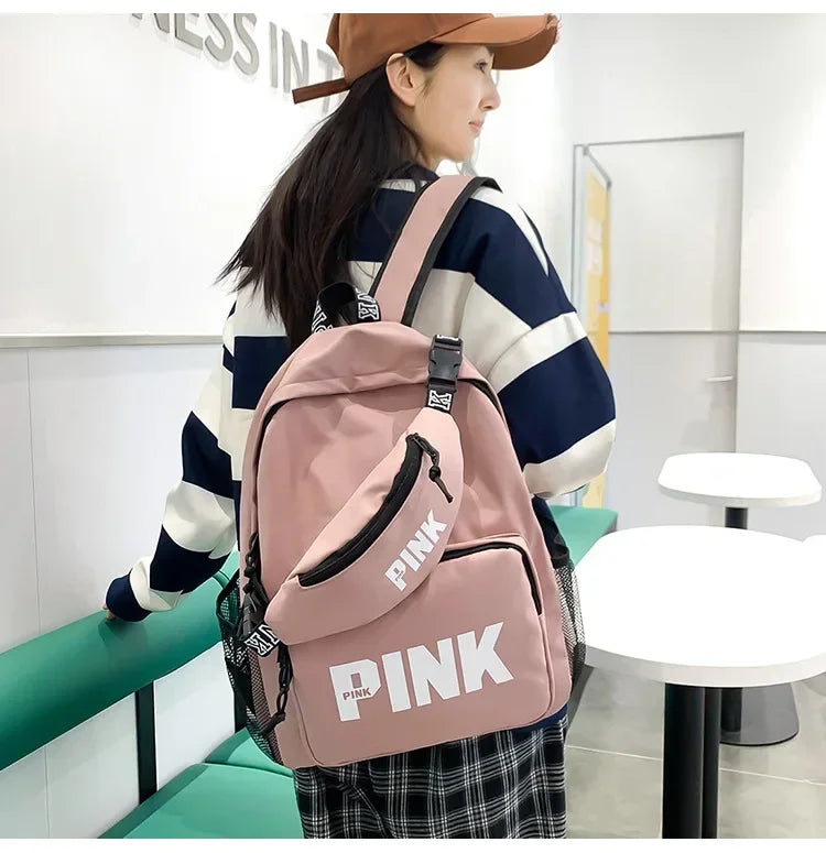 PINK Girls' School & Campus Backpack Collection