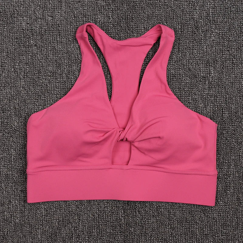 Nylon Yoga Crop Top Bra Collection