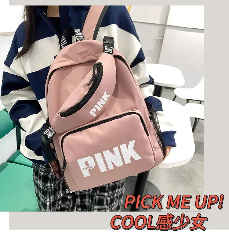 PINK Girls' School & Campus Backpack Collection