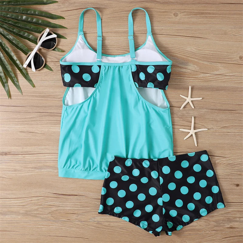 Elegant Polka Dot Swimsuit Collection