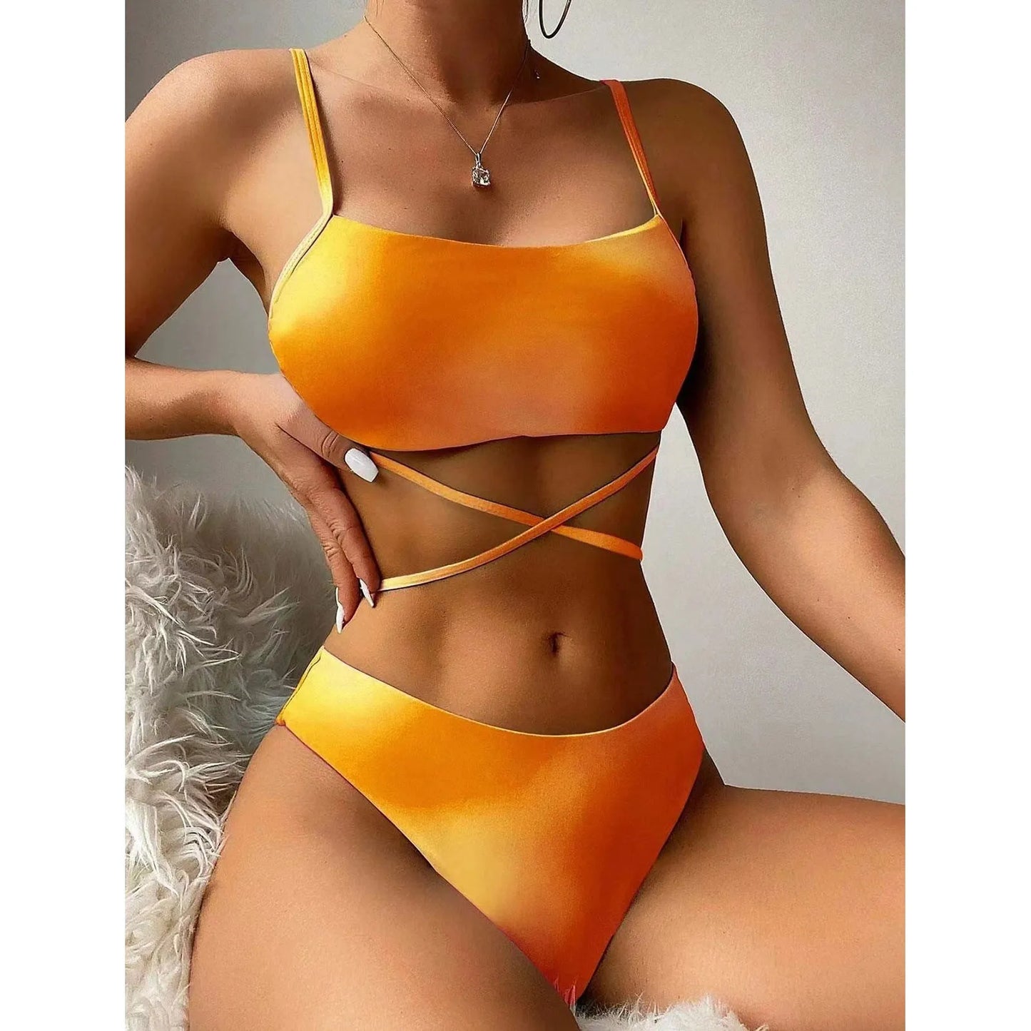 Tie Dyed Split Bikini Collection
