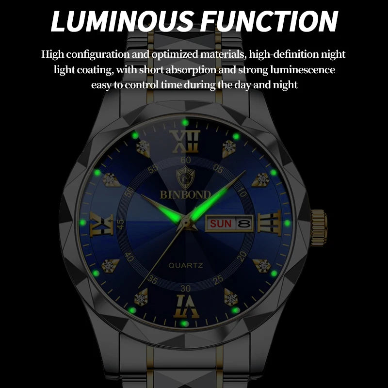 BINBOND Men's Luxury Wristwatch Collection