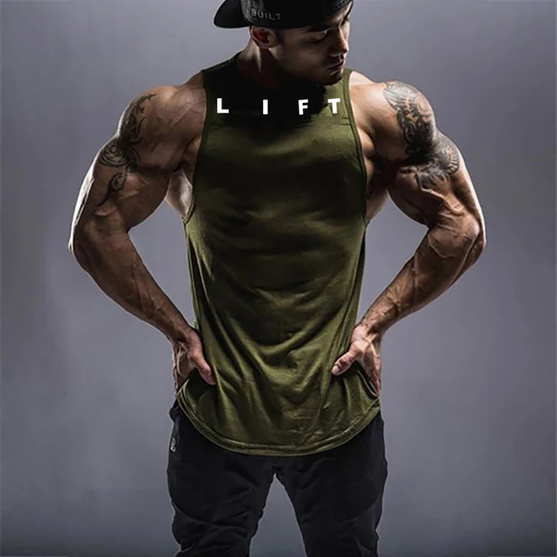 LIFT Men's Fitness & Bodybuilding Tank Top Collection