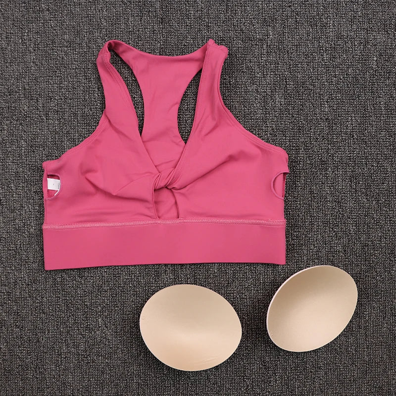 Nylon Yoga Crop Top Bra Collection