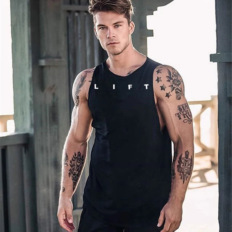 LIFT Men's Fitness & Bodybuilding Tank Top Collection