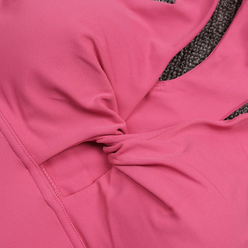 Nylon Yoga Crop Top Bra Collection