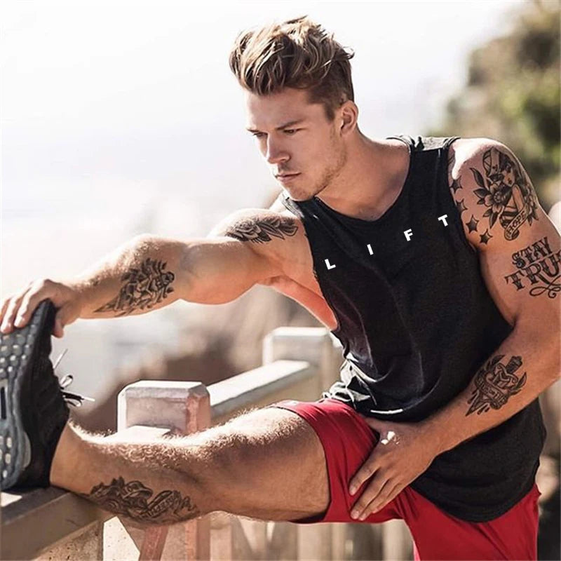 LIFT Men's Fitness & Bodybuilding Tank Top Collection