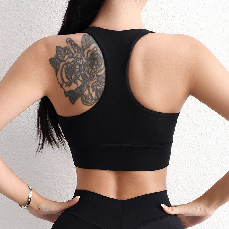 Nylon Yoga Crop Top Bra Collection
