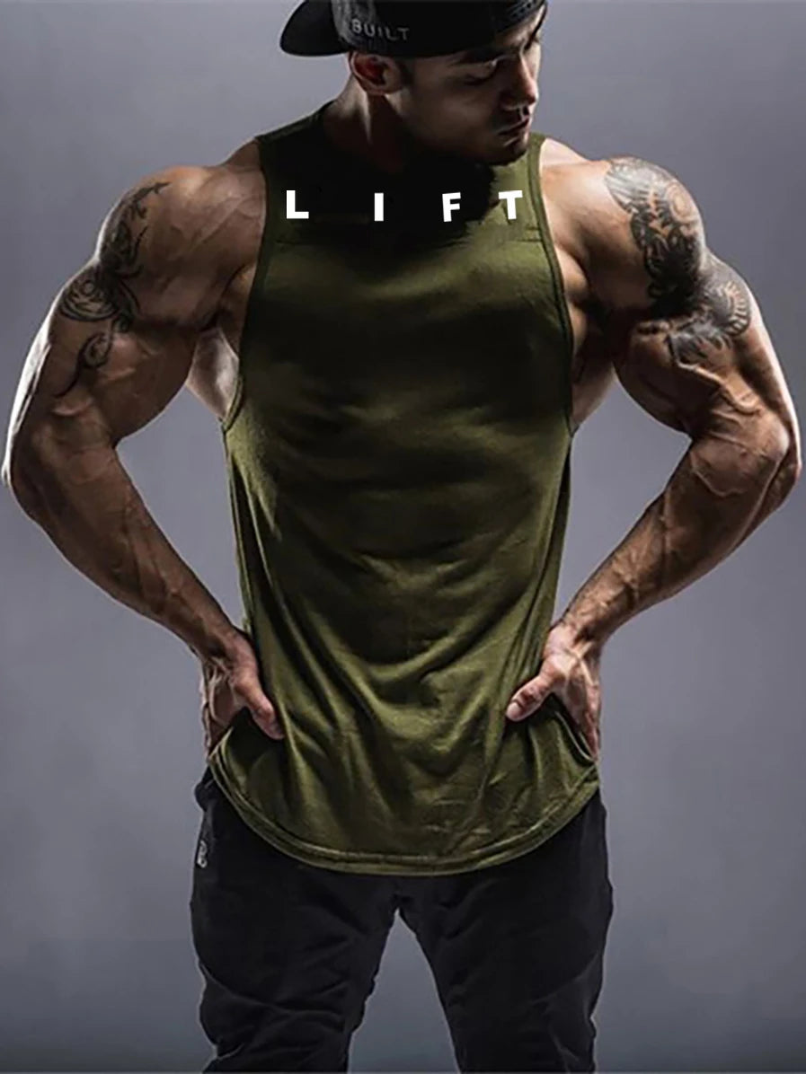 LIFT Men's Fitness & Bodybuilding Tank Top Collection