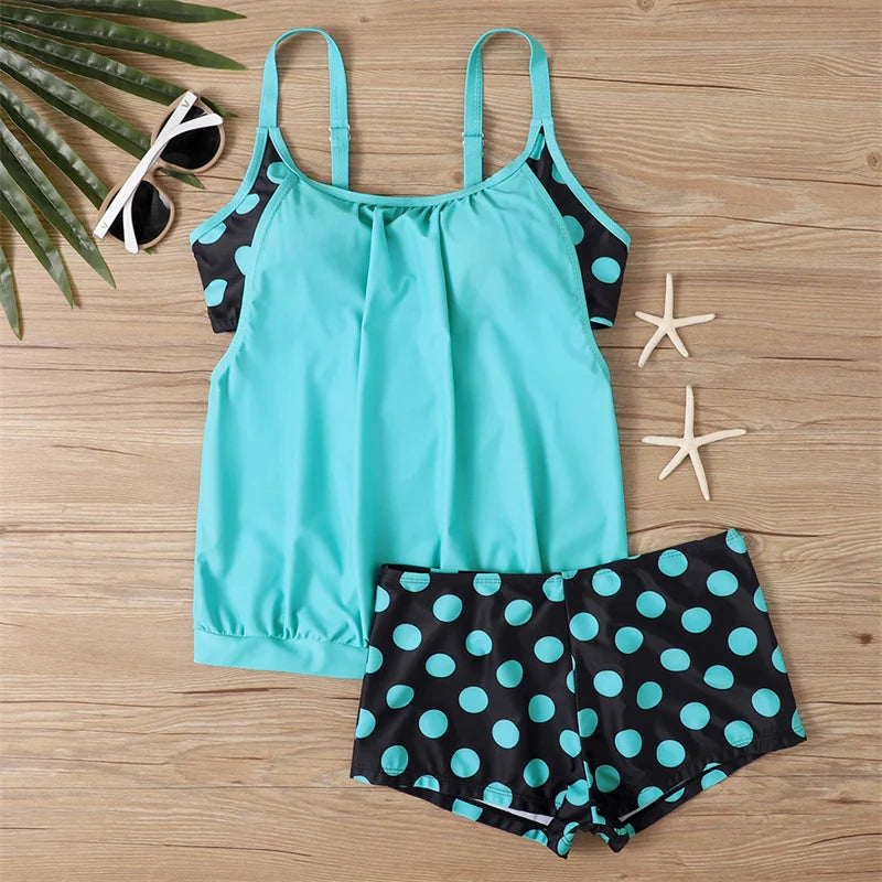 Elegant Polka Dot Swimsuit Collection