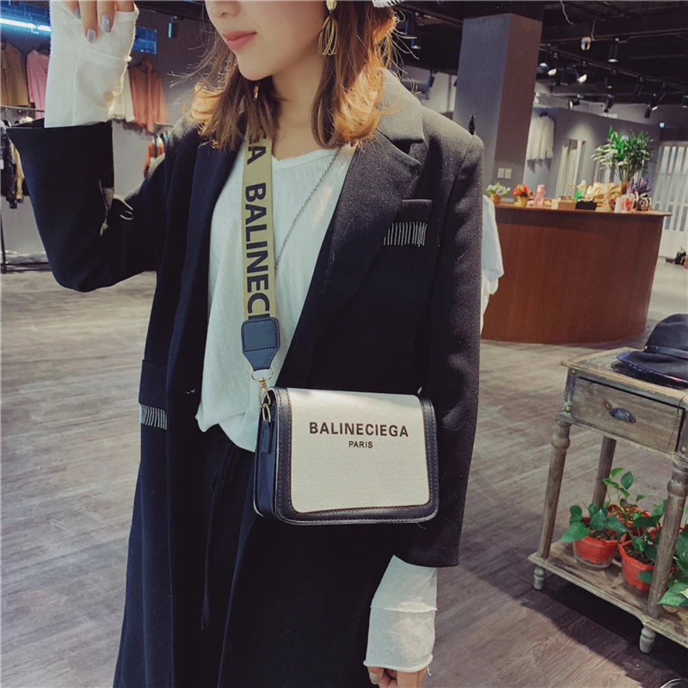 Paris Wide Shoulder Fashion Handbag Collection