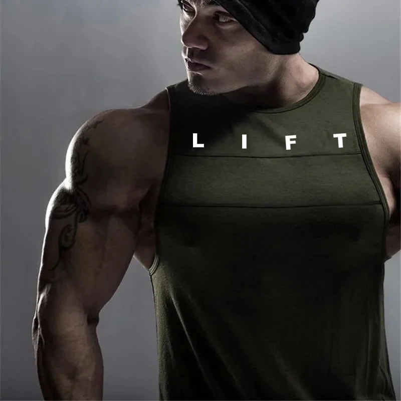 LIFT Men's Fitness & Bodybuilding Tank Top Collection