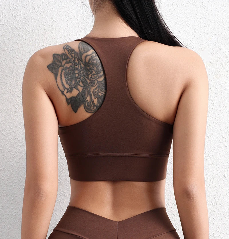 Nylon Yoga Crop Top Bra Collection