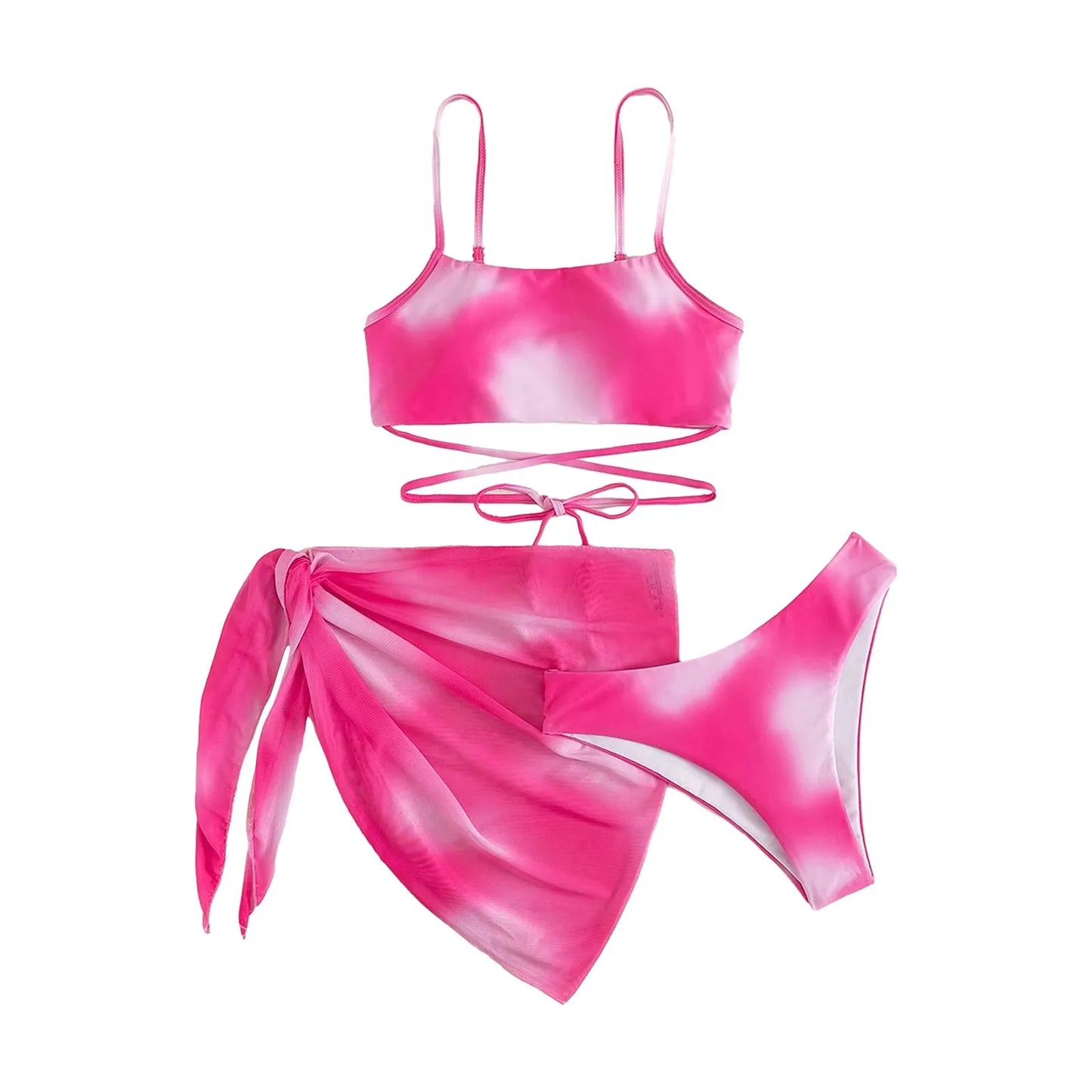Tie Dyed Split Bikini Collection