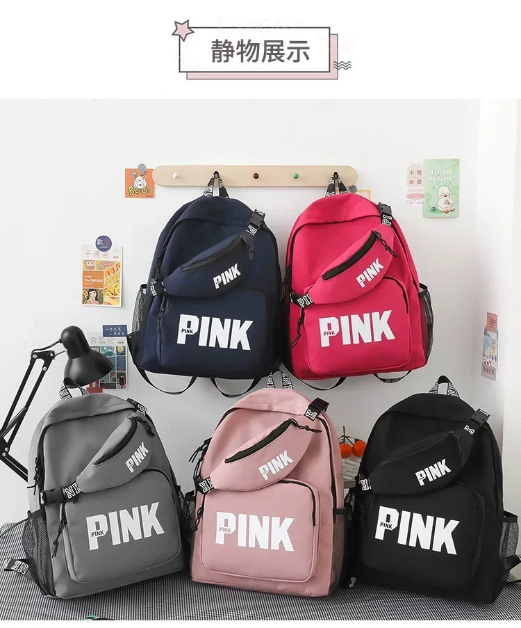PINK Girls' School & Campus Backpack Collection