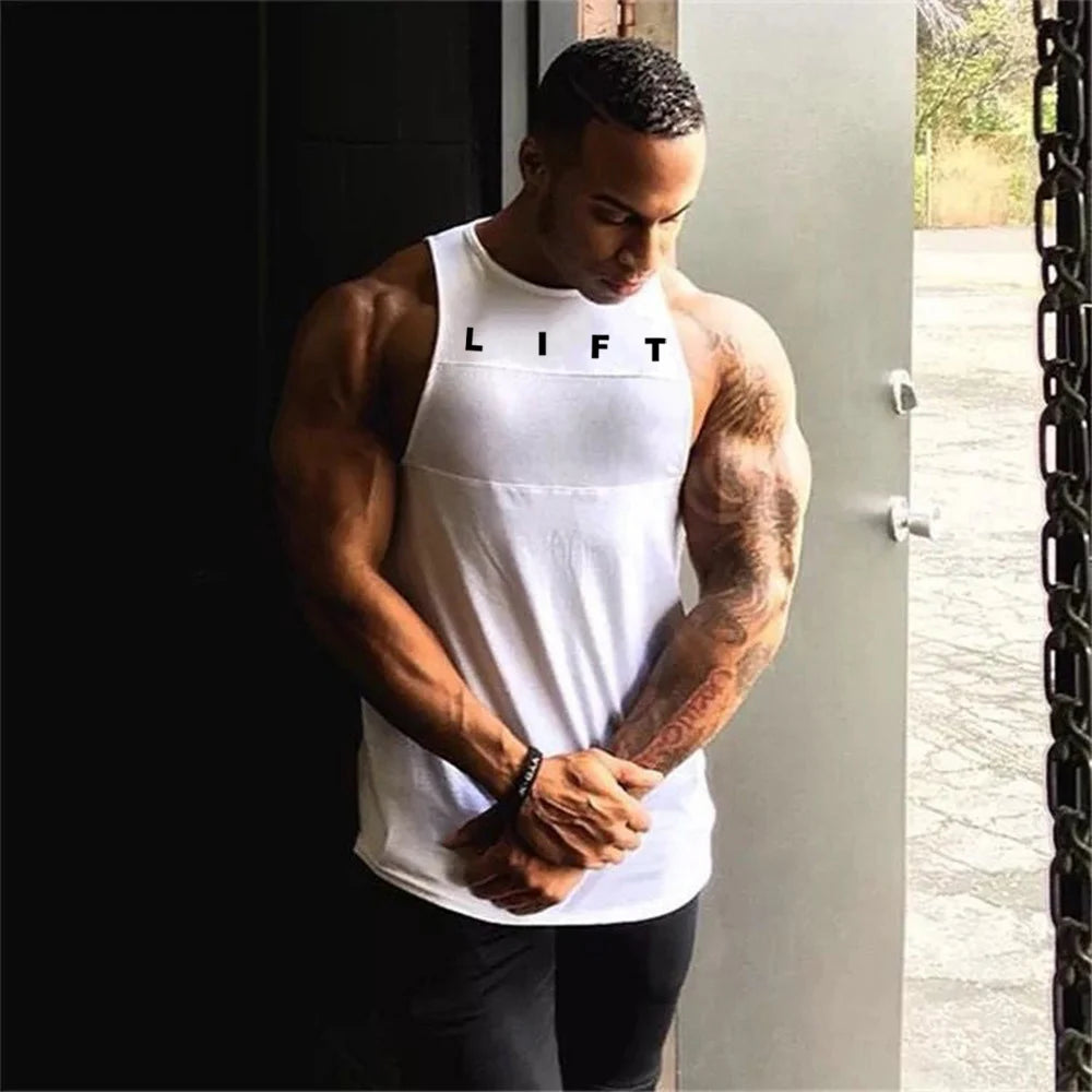 LIFT Men's Fitness & Bodybuilding Tank Top Collection