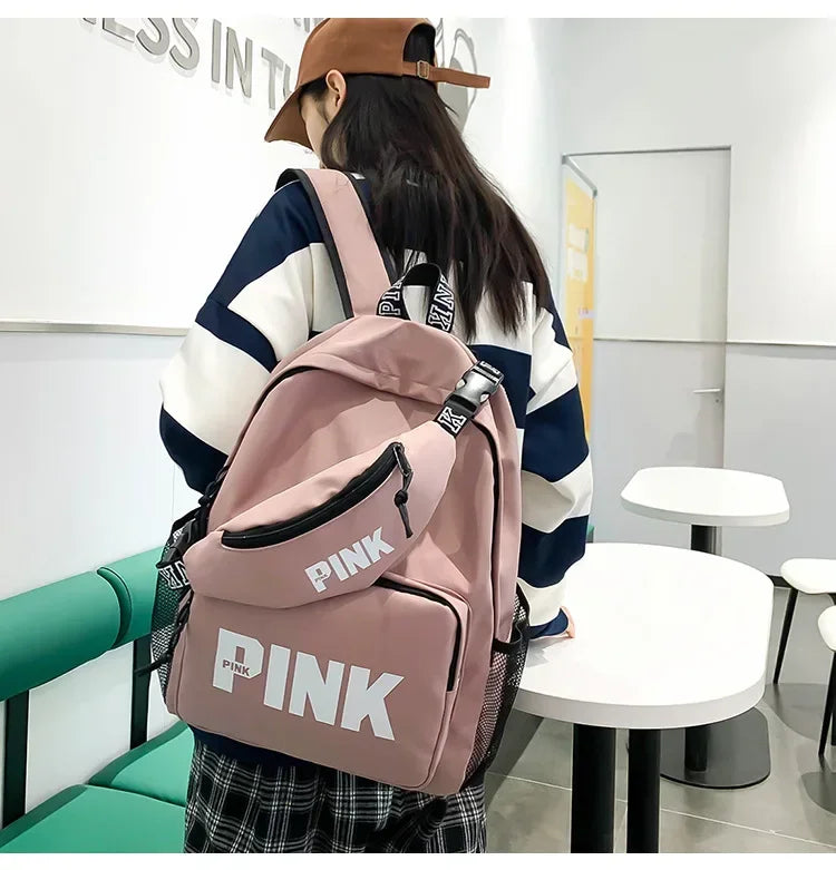 PINK Girls' School & Campus Backpack Collection