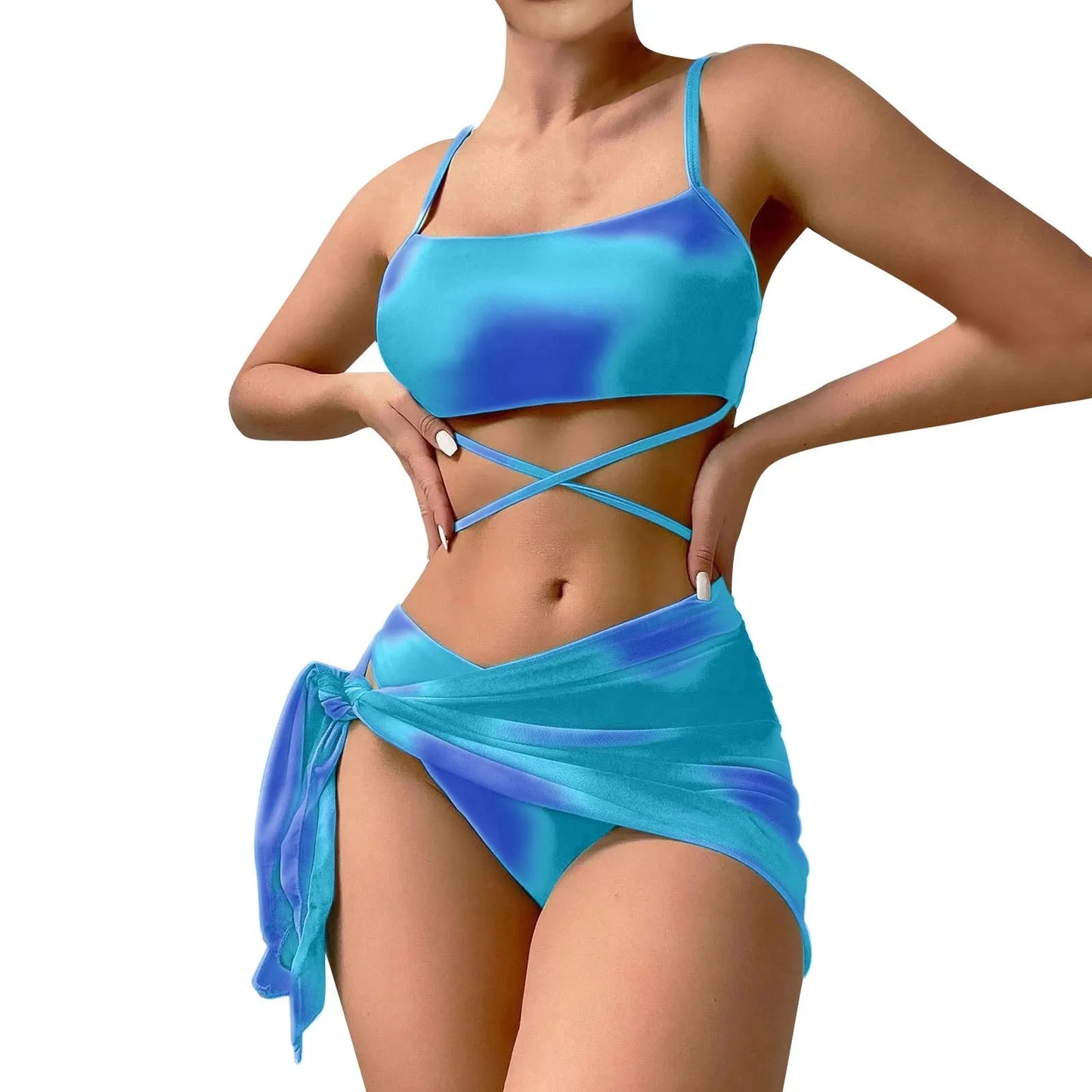 Tie Dyed Split Bikini Collection