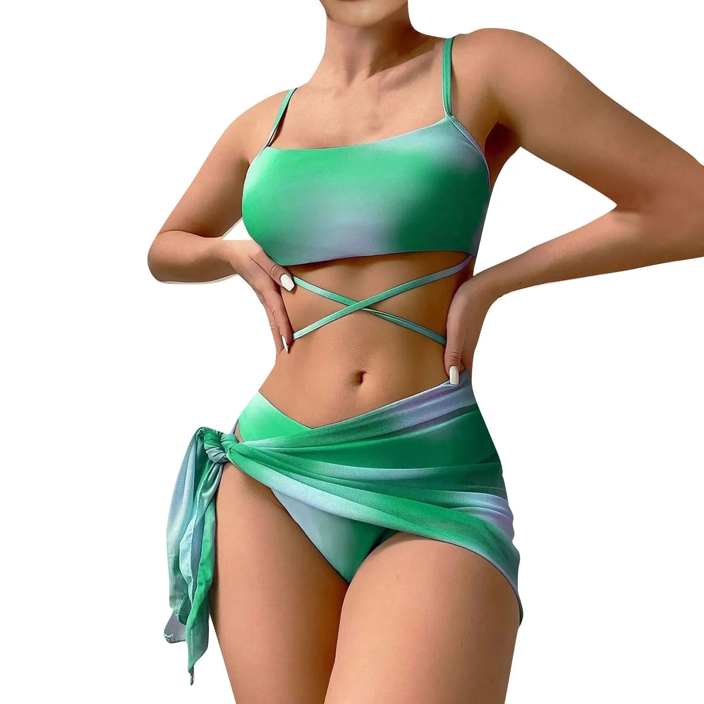 Tie Dyed Split Bikini Collection