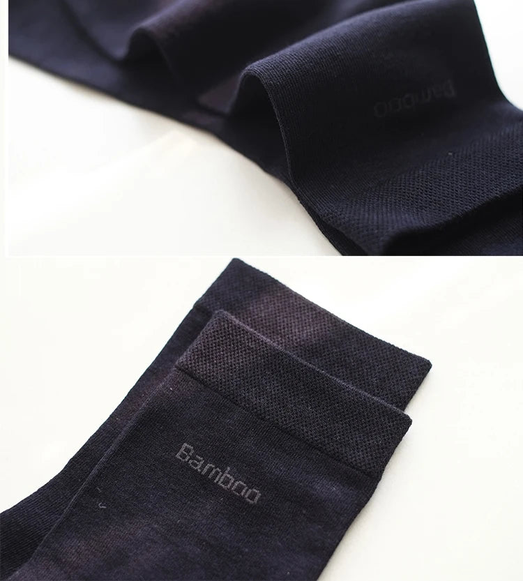 10 Pairs Men’s Luxury Bamboo Crew Socks Collection