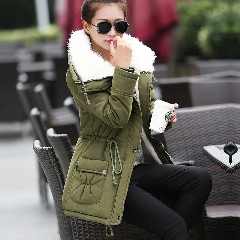 Women's Elegant Velvet Winter Coat Collection