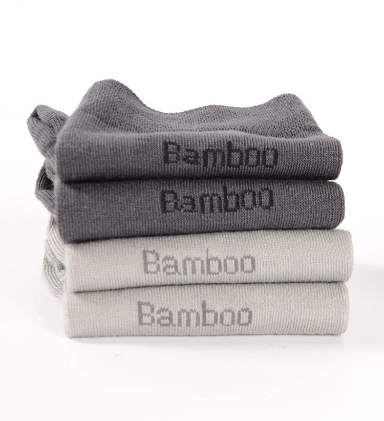 10 Pairs Men’s Luxury Bamboo Crew Socks Collection