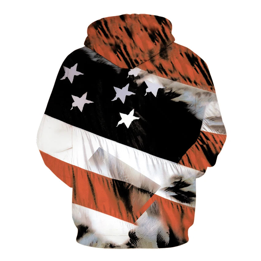 3D USA Patriotic Hoodie Collection