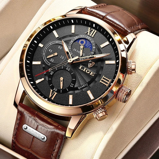 Men's Lige Luxurious Wristwatch Collection