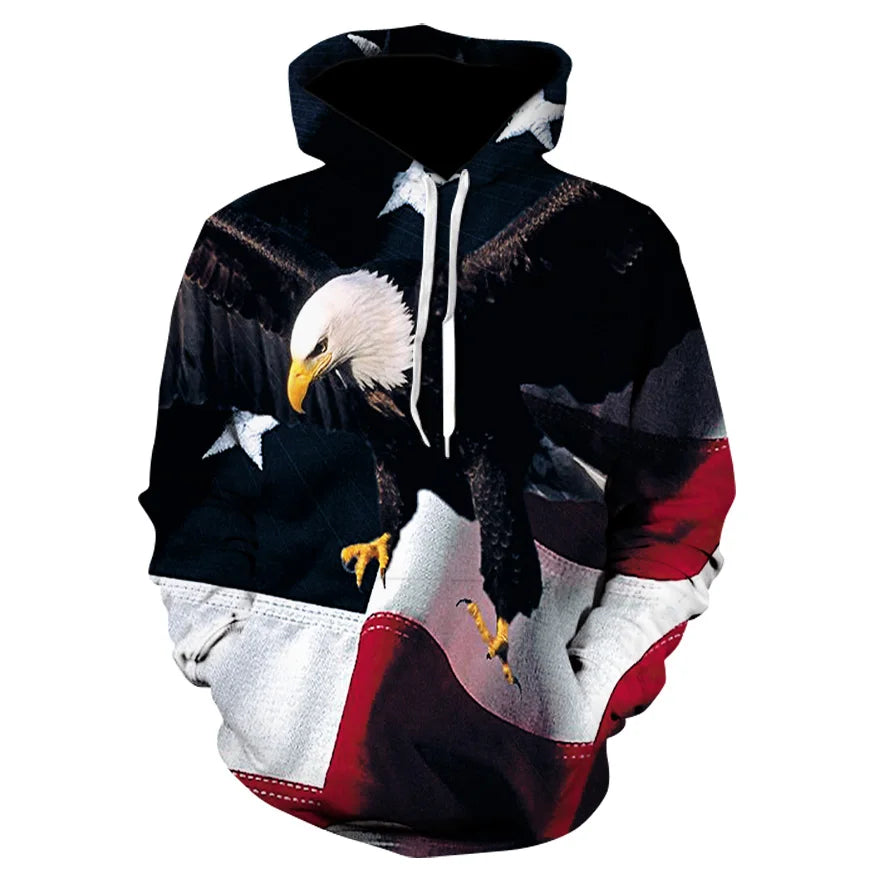 3D USA Patriotic Hoodie Collection