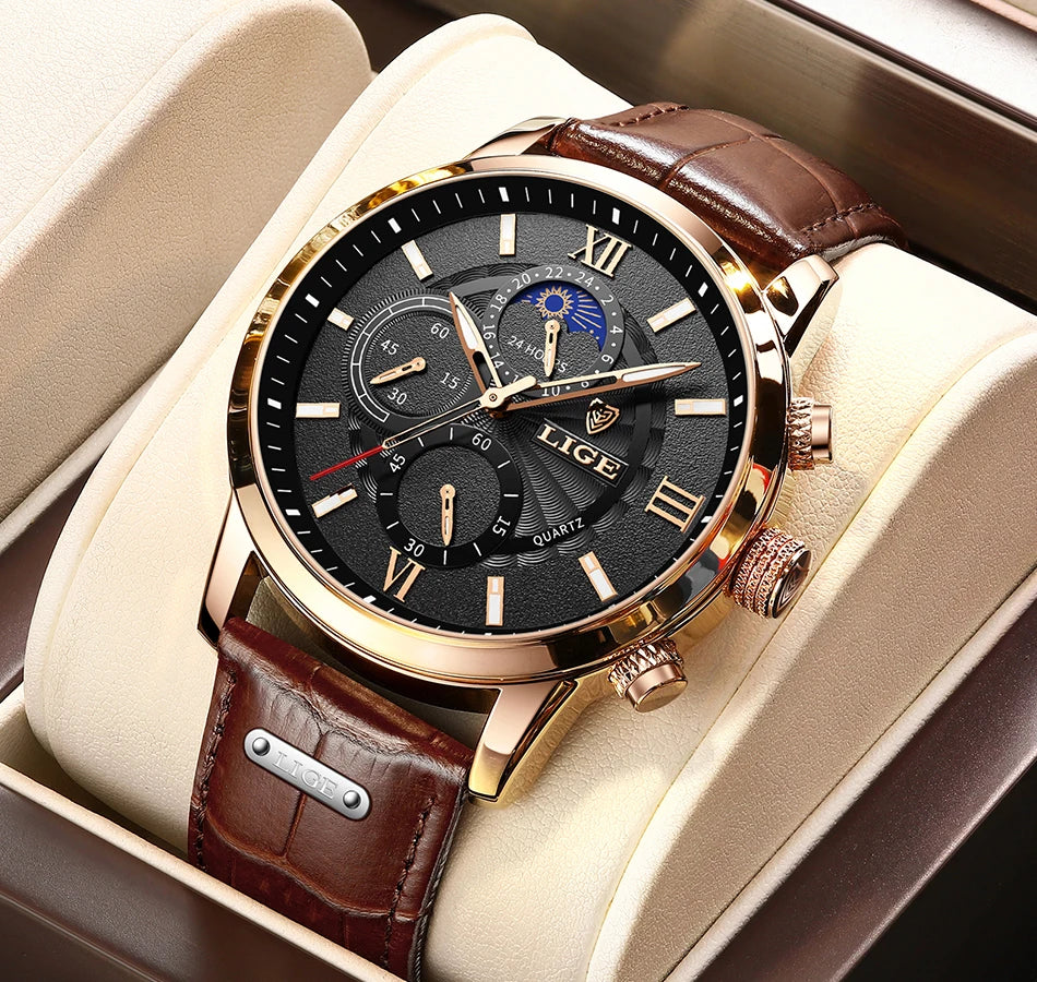 Men's Lige Luxurious Wristwatch Collection