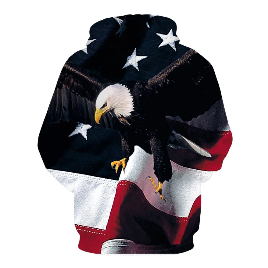 3D USA Patriotic Hoodie Collection