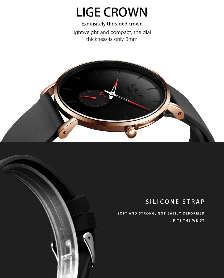 Men's Lige Luxurious Wristwatch Collection