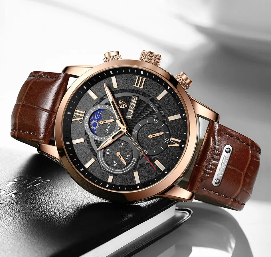 Men's Lige Luxurious Wristwatch Collection