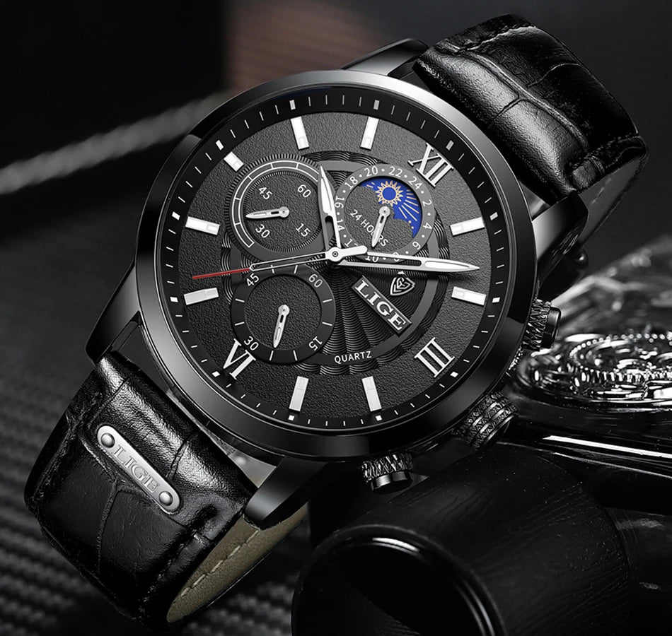 Men's Lige Luxurious Wristwatch Collection