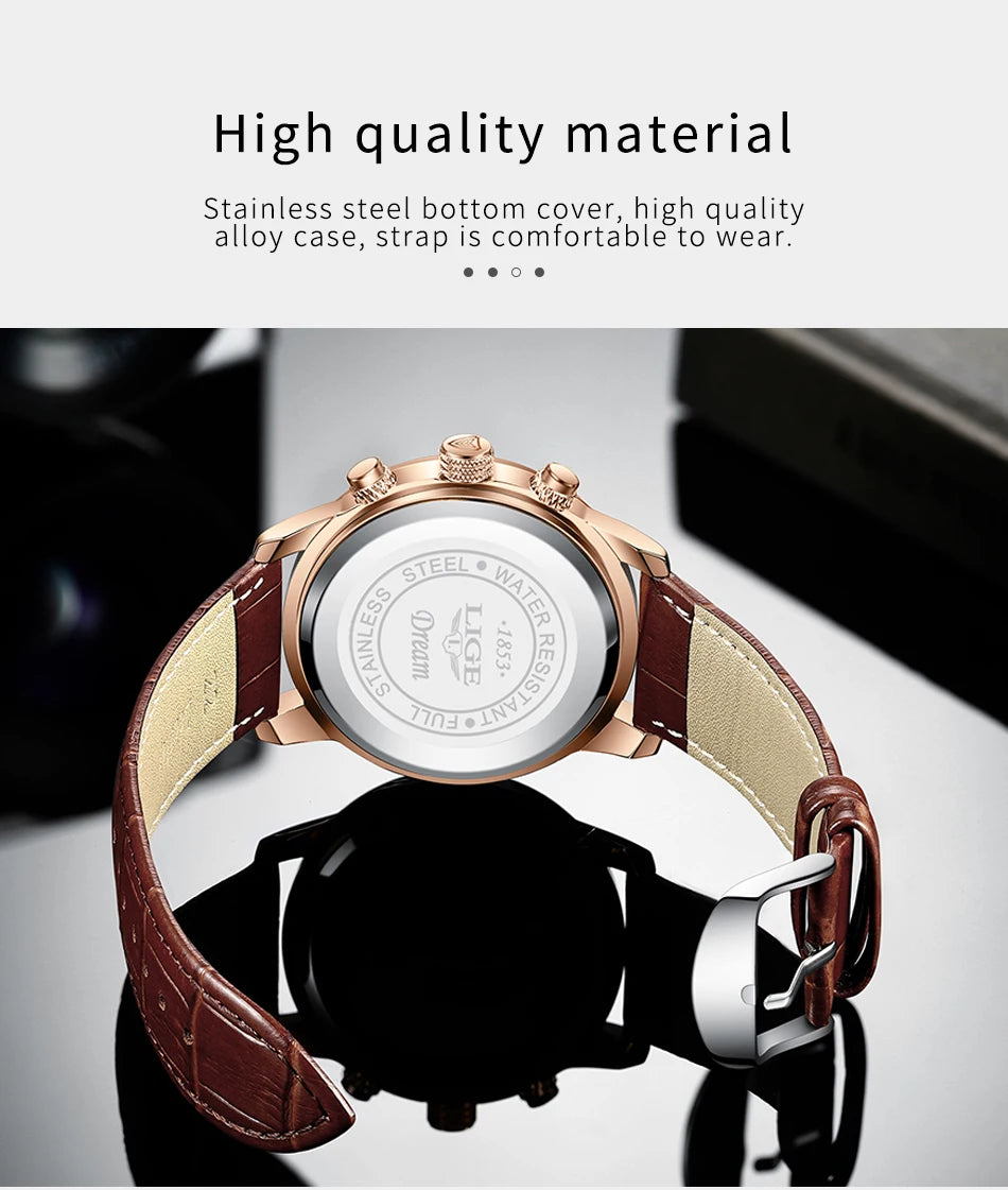 Men's Lige Luxurious Wristwatch Collection