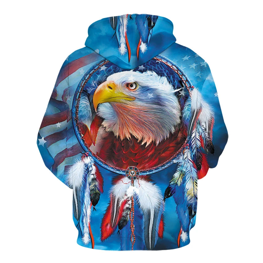 3D USA Patriotic Hoodie Collection