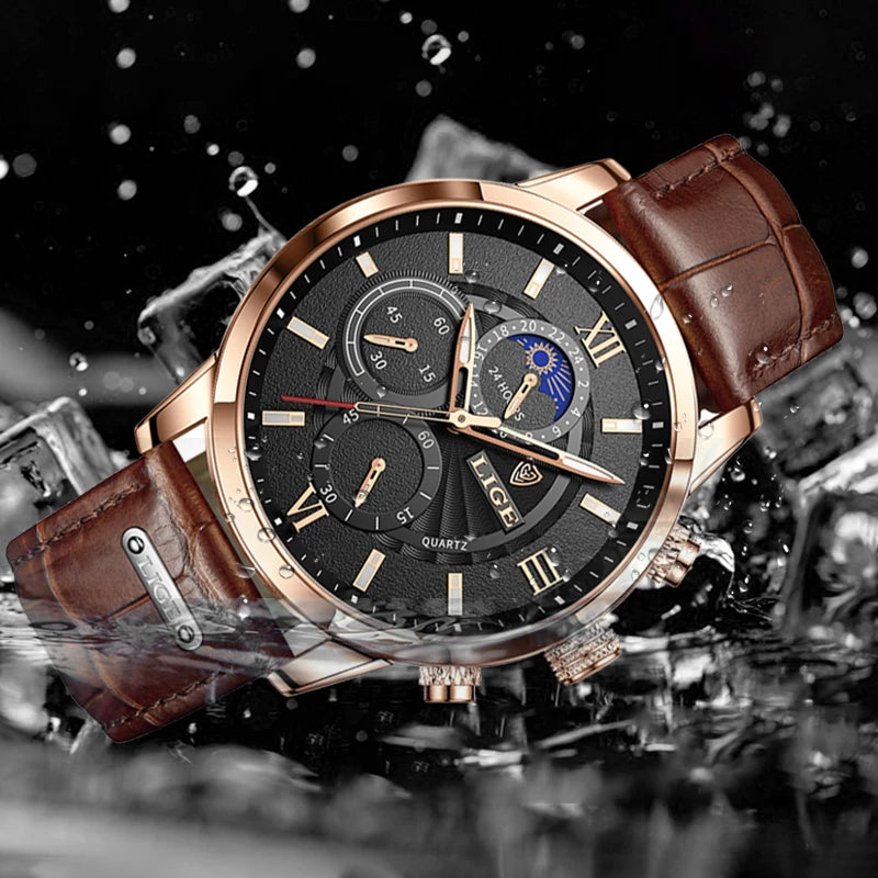 Men's Lige Luxurious Wristwatch Collection