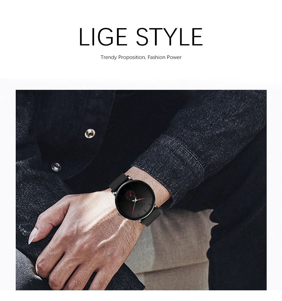 Men's Lige Luxurious Wristwatch Collection