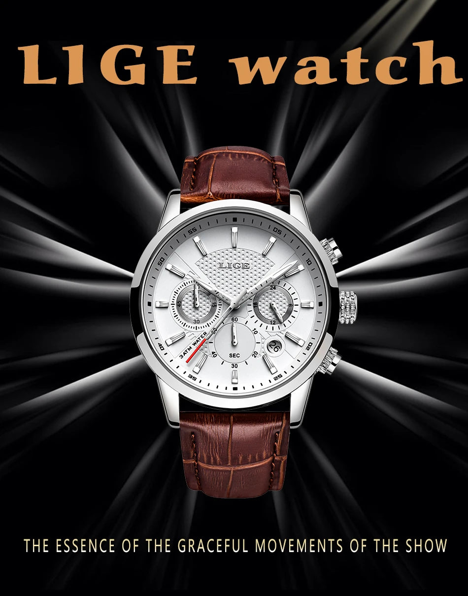 Men's Lige Luxurious Wristwatch Collection