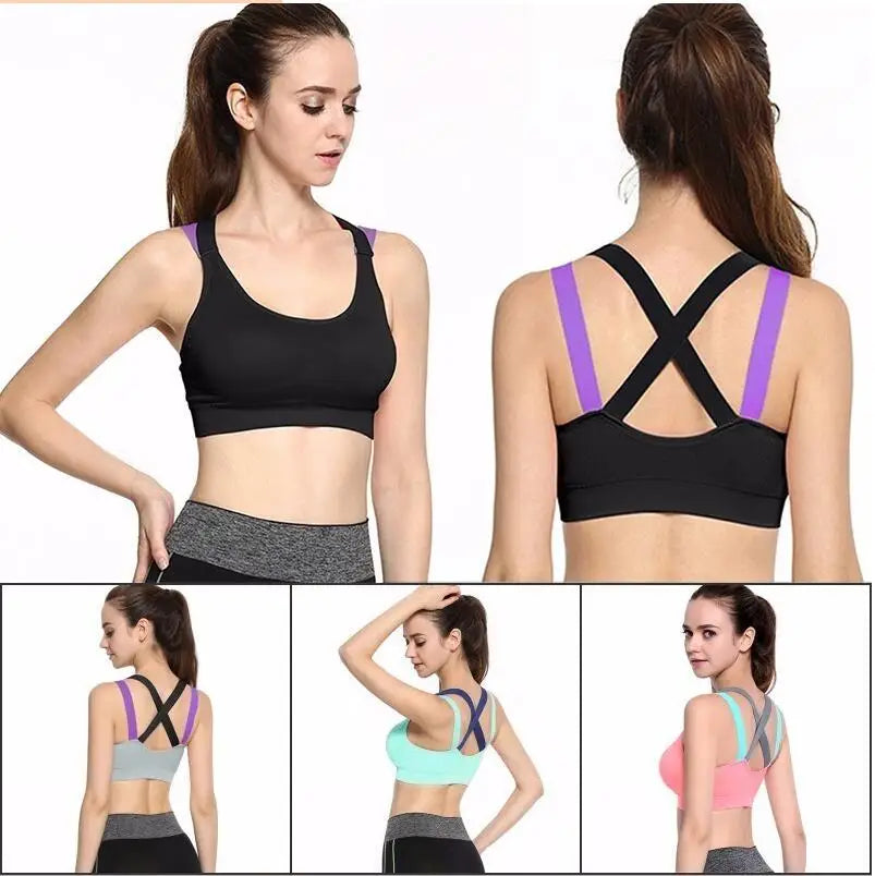 Cross Back Design Fitness Bra Collection