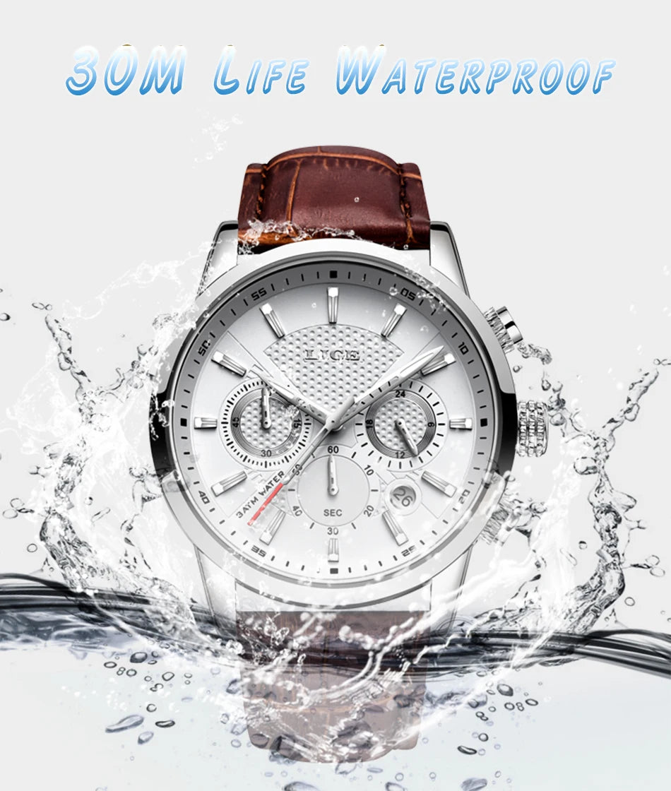 Men's Lige Luxurious Wristwatch Collection