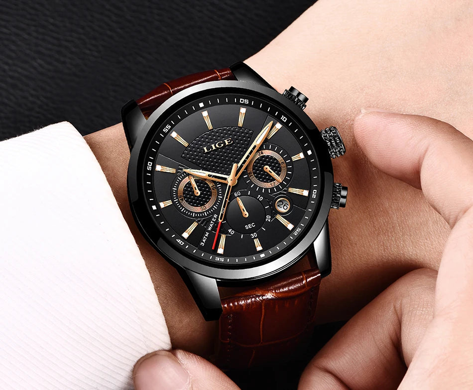 Men's Lige Luxurious Wristwatch Collection