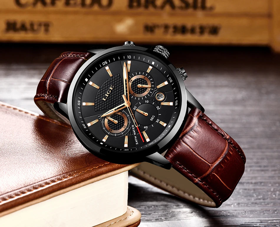 Men's Lige Luxurious Wristwatch Collection