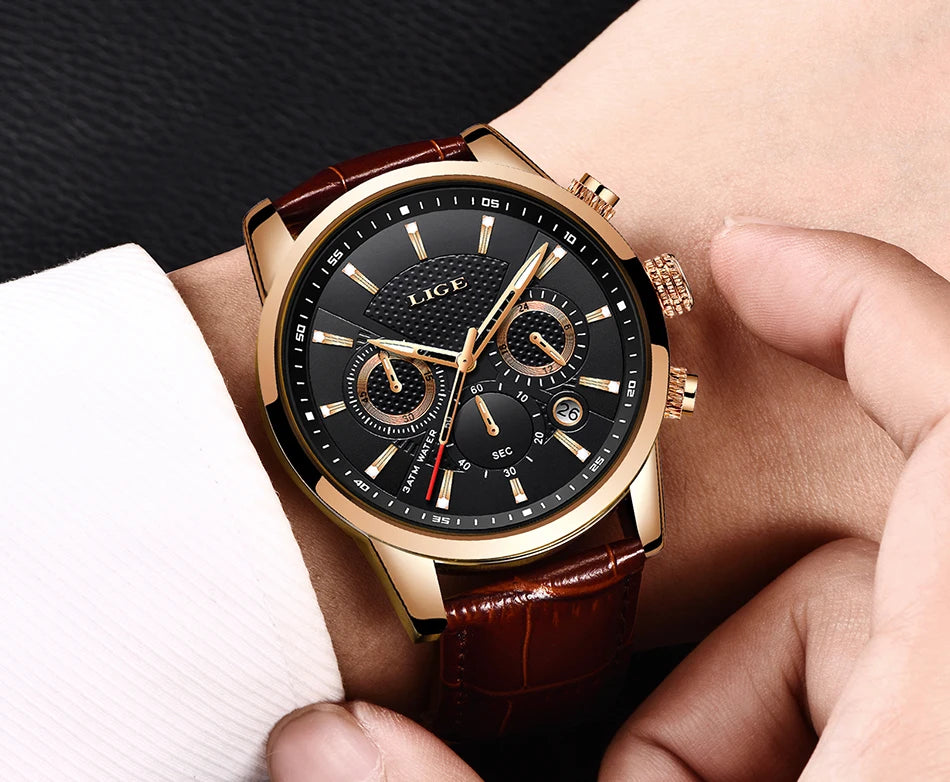 Men's Lige Luxurious Wristwatch Collection