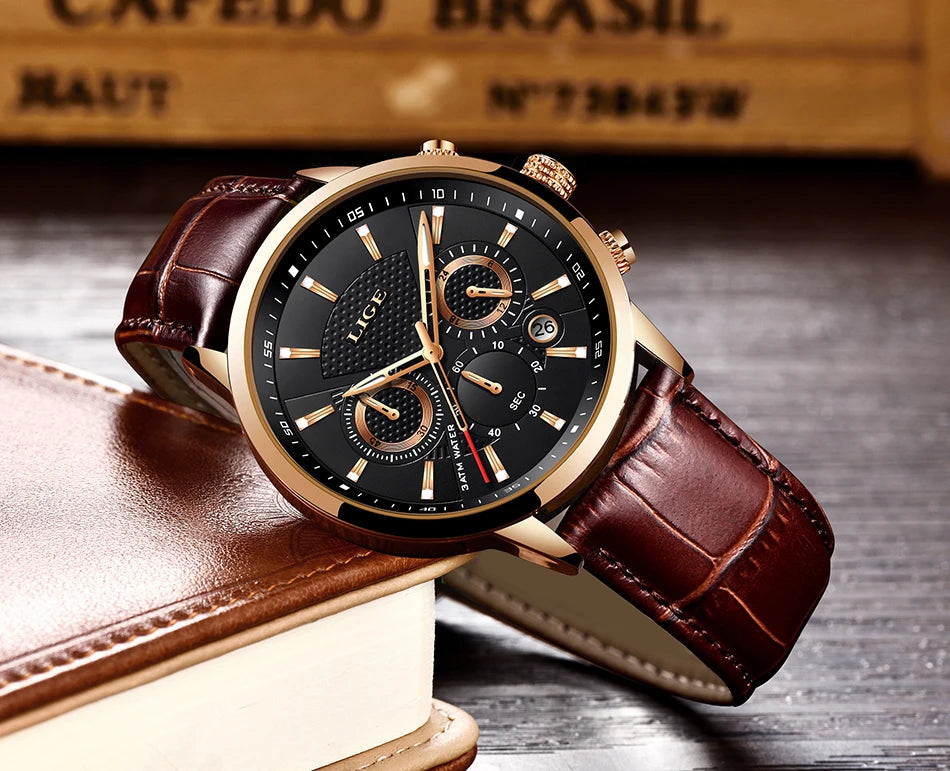 Men's Lige Luxurious Wristwatch Collection